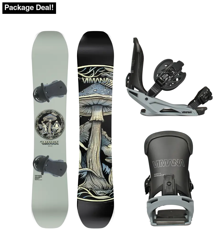 The B-Rage 2025 Package Blue / Medium(39-43) 158 Snowboard