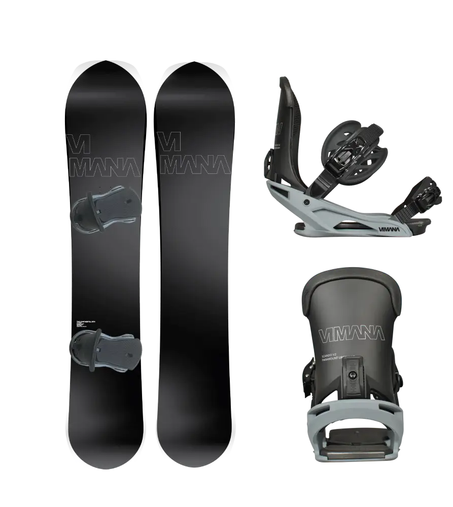 The Continental Mtn V4 Package Blue / 153Cm Small (36-39) Snowboard