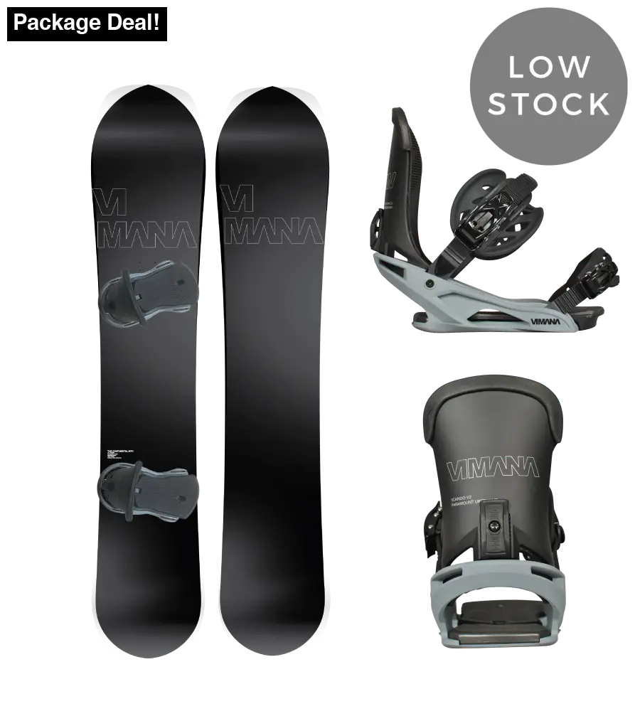 The Continental Mtn V4 Package Blue / 153Cm Small (36-39) Snowboard