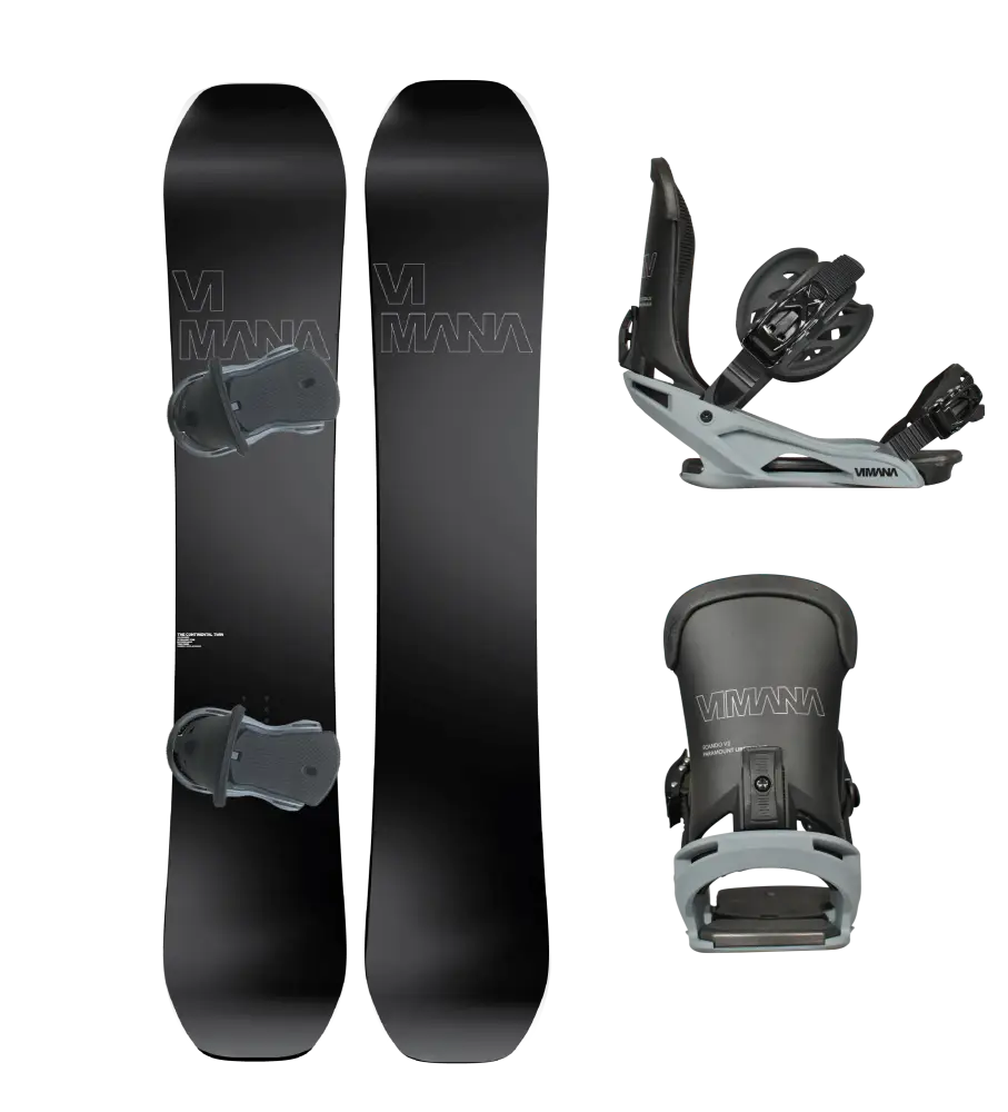 The Continental Twin V4 Package Moon Blue / 150Cm Small (36-40) Snowboard