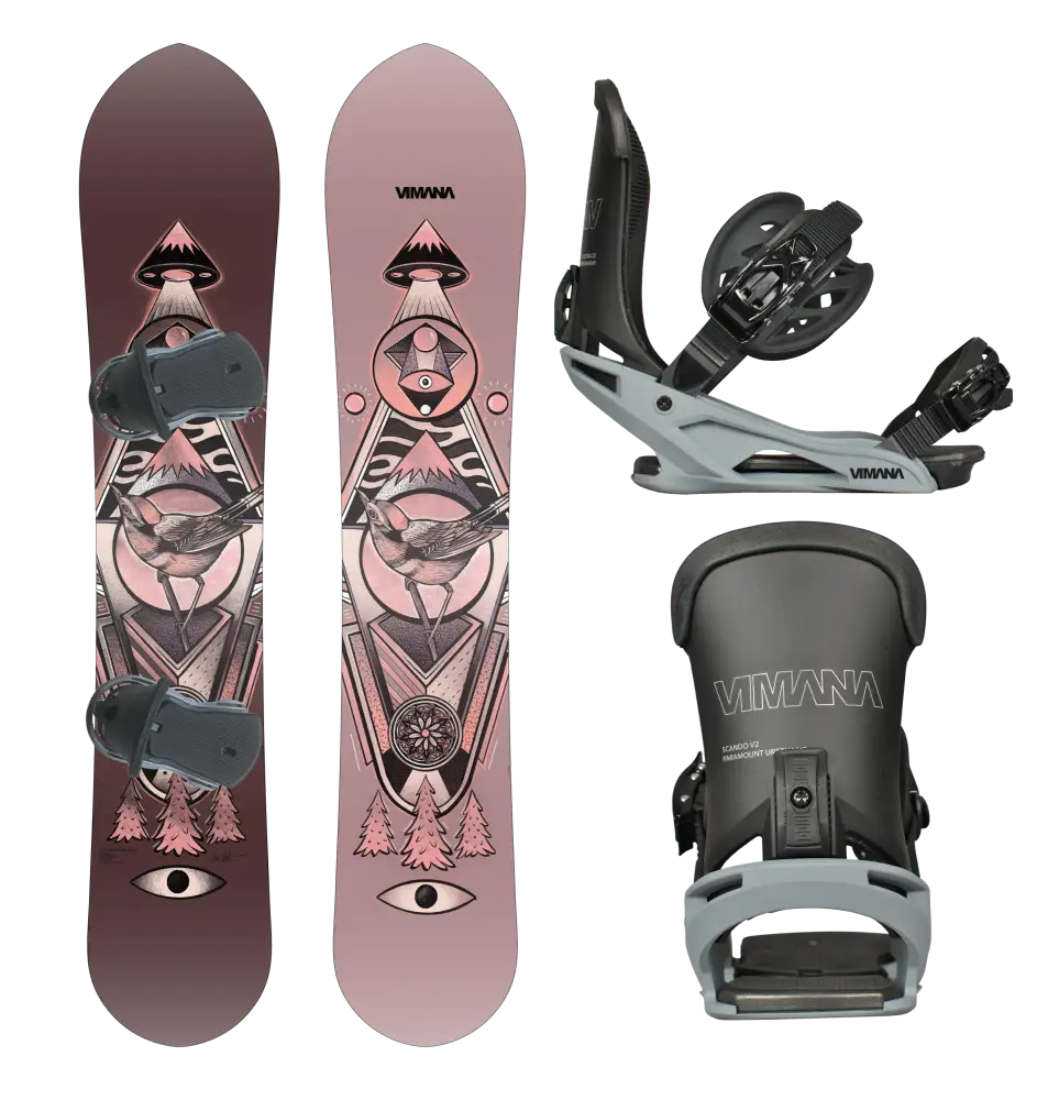 The Ennitime Mtn 2025 Package Blue / Medium(39-43) 153 Snowboard