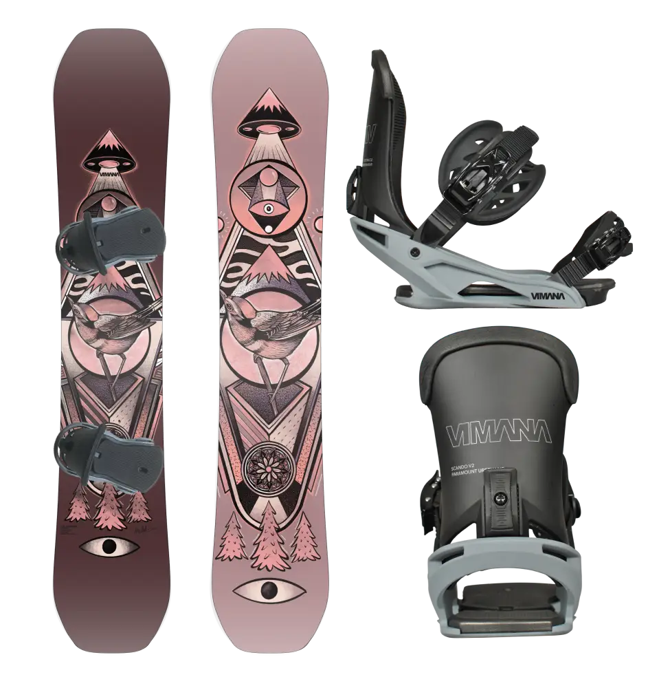 The Ennitime Twin 2025 Package 148Cm / Blue Medium(39-43) Snowboard