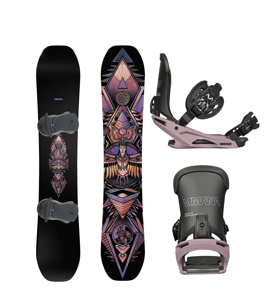 The Meta 2025 Package Purple / 158Cm Medium(39-43) Snowboard