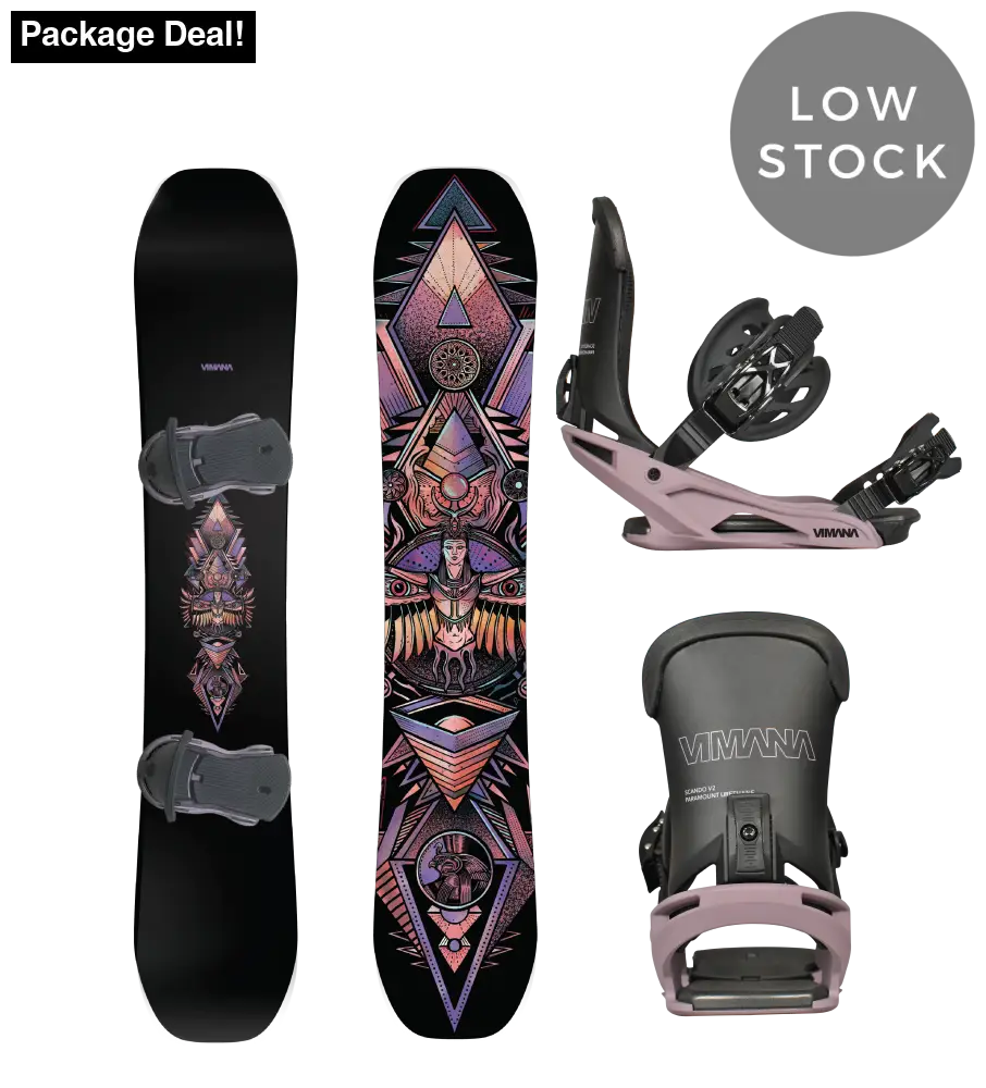 The Meta 2025 Package Purple / 158Cm Medium(39-43) Snowboard