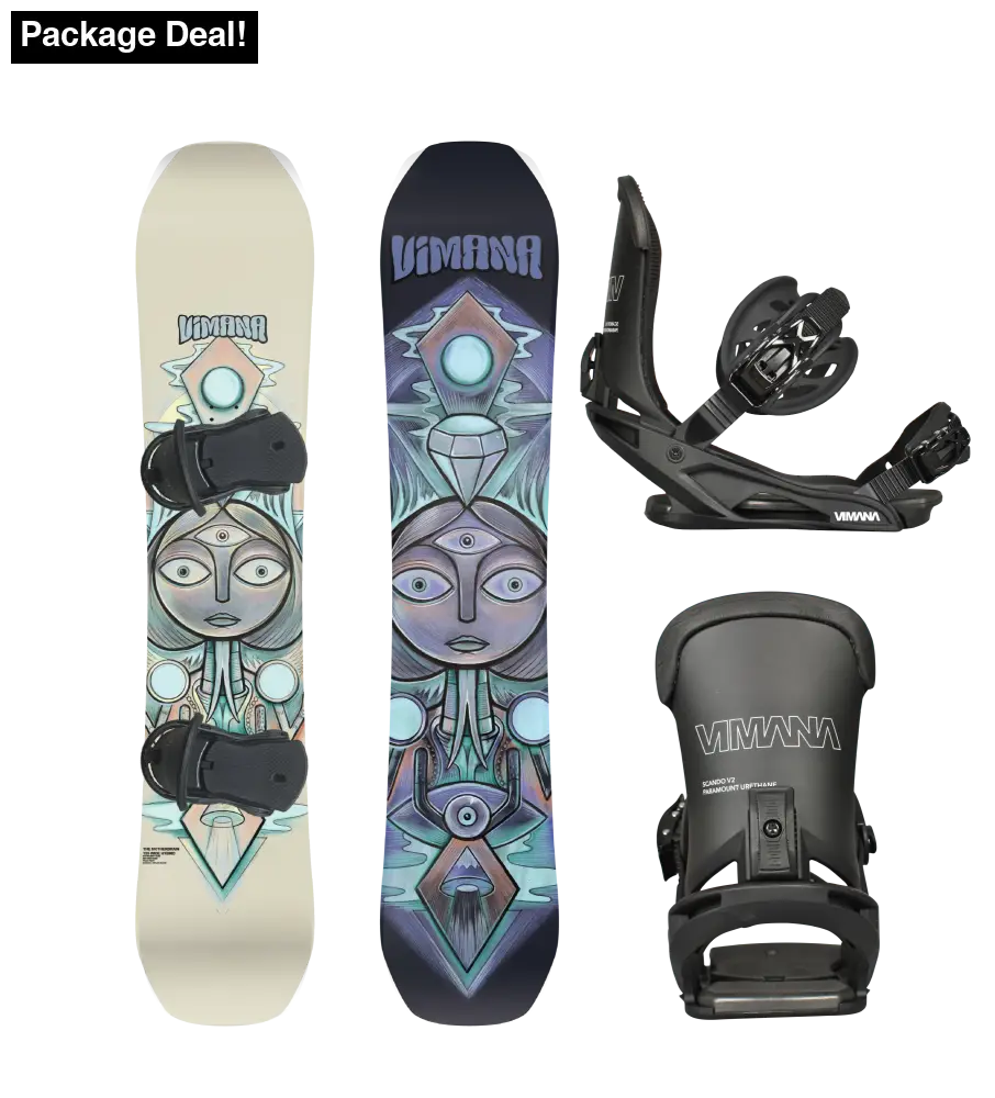 The Motherbrain 2025 Package Black / 155W Medium(39-43) Snowboard