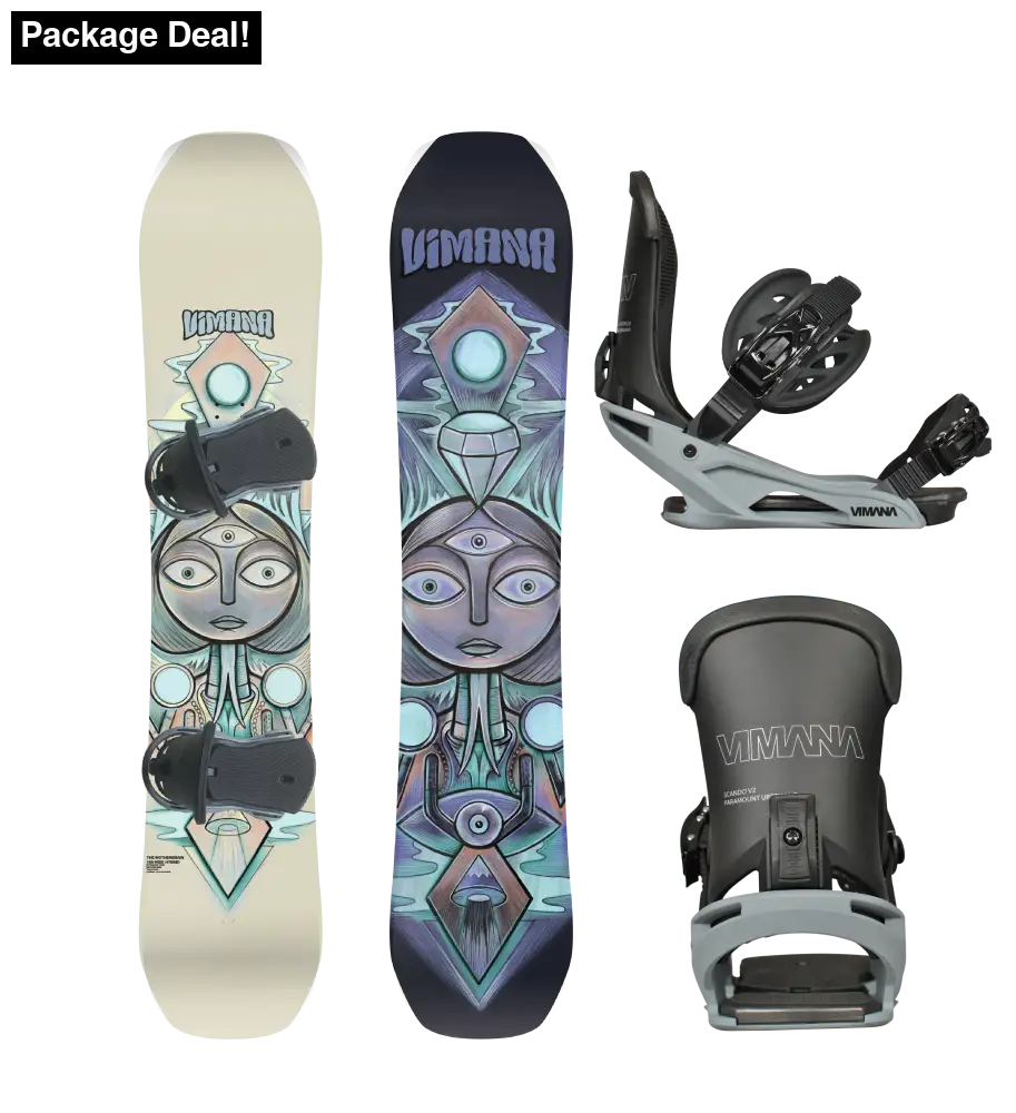 The Motherbrain 2025 Package Blue / 155W Medium(39-43) Snowboard