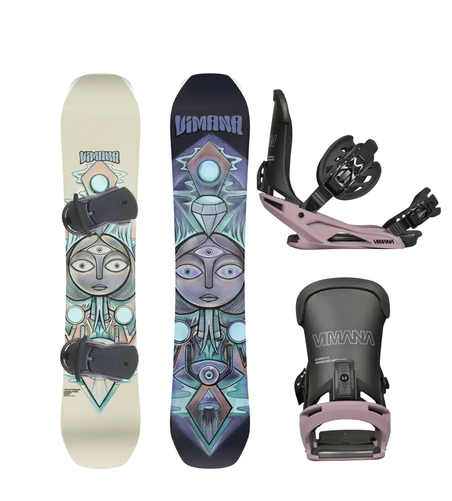 The Motherbrain 2025 Package Purple / 155W Medium(39-43) Snowboard