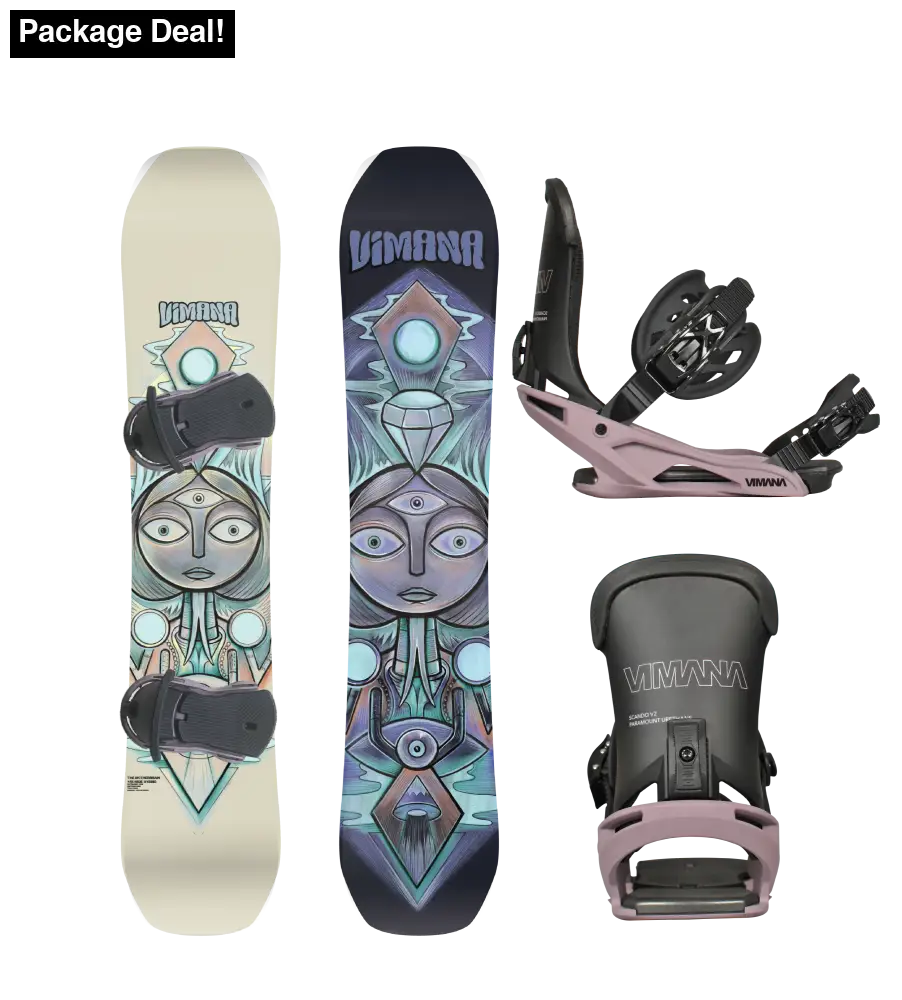 The Motherbrain 2025 Package Purple / 155W Medium(39-43) Snowboard