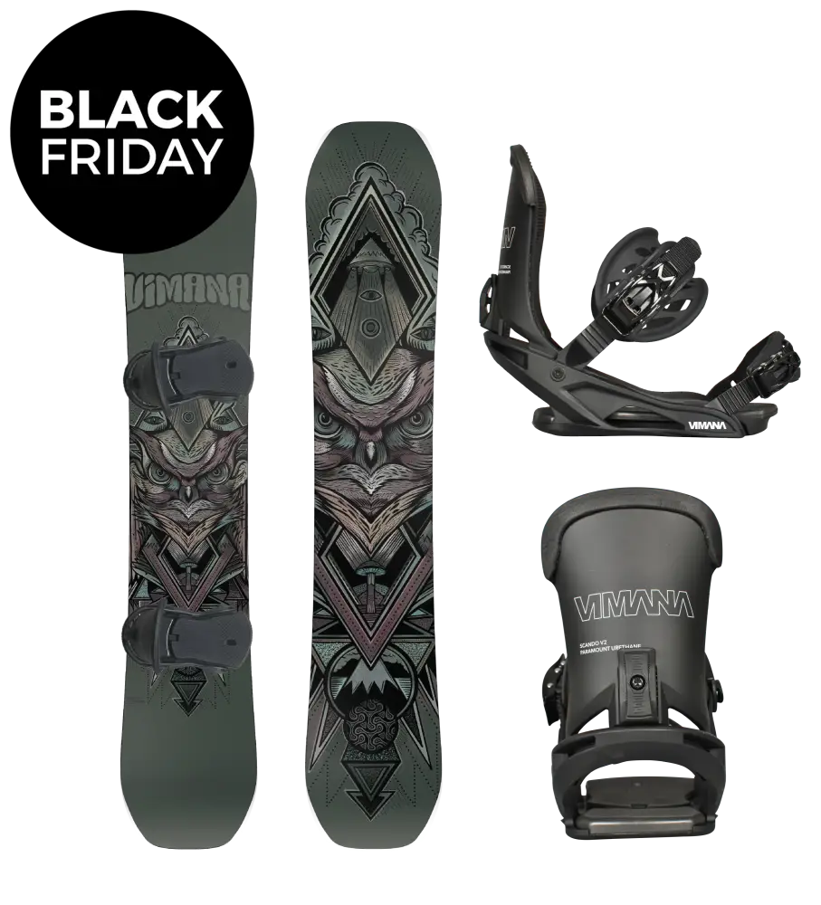 The Vufo 2025 Package Black / 154Cm Medium(39-43) Snowboard