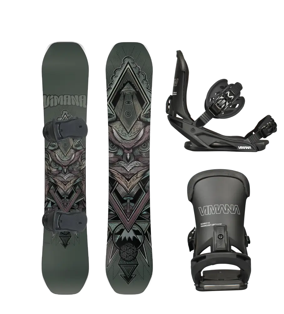 The Vufo 2025 Package Black / 154Cm Medium(39-43) Snowboard