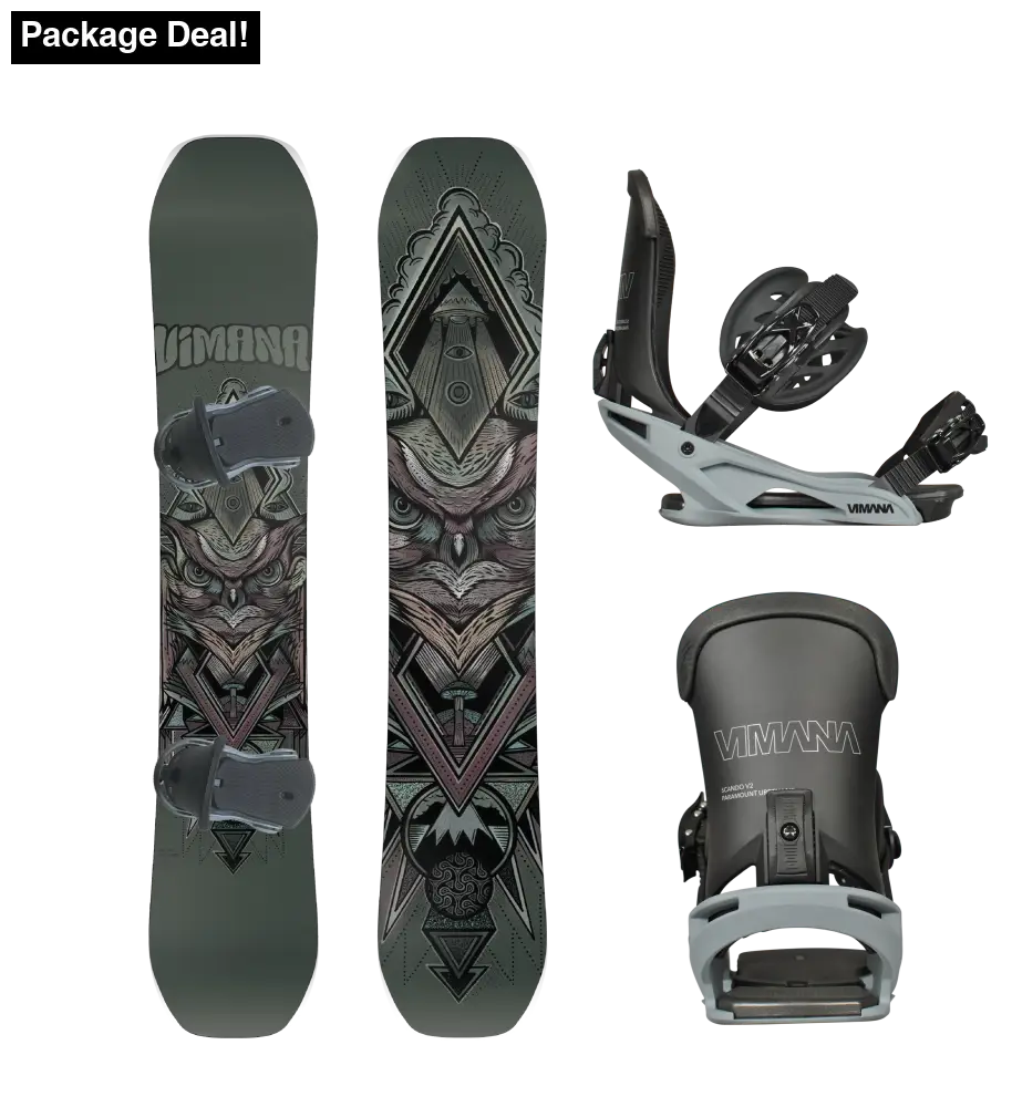 The Vufo 2025 Package Blue / 154Cm Medium(39-43) Snowboard