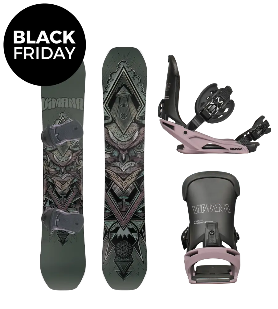 The Vufo 2025 Package Purple / 154Cm Medium(39-43) Snowboard