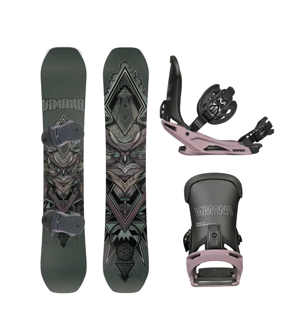 The Vufo 2025 Package Purple / 154Cm Medium(39-43) Snowboard