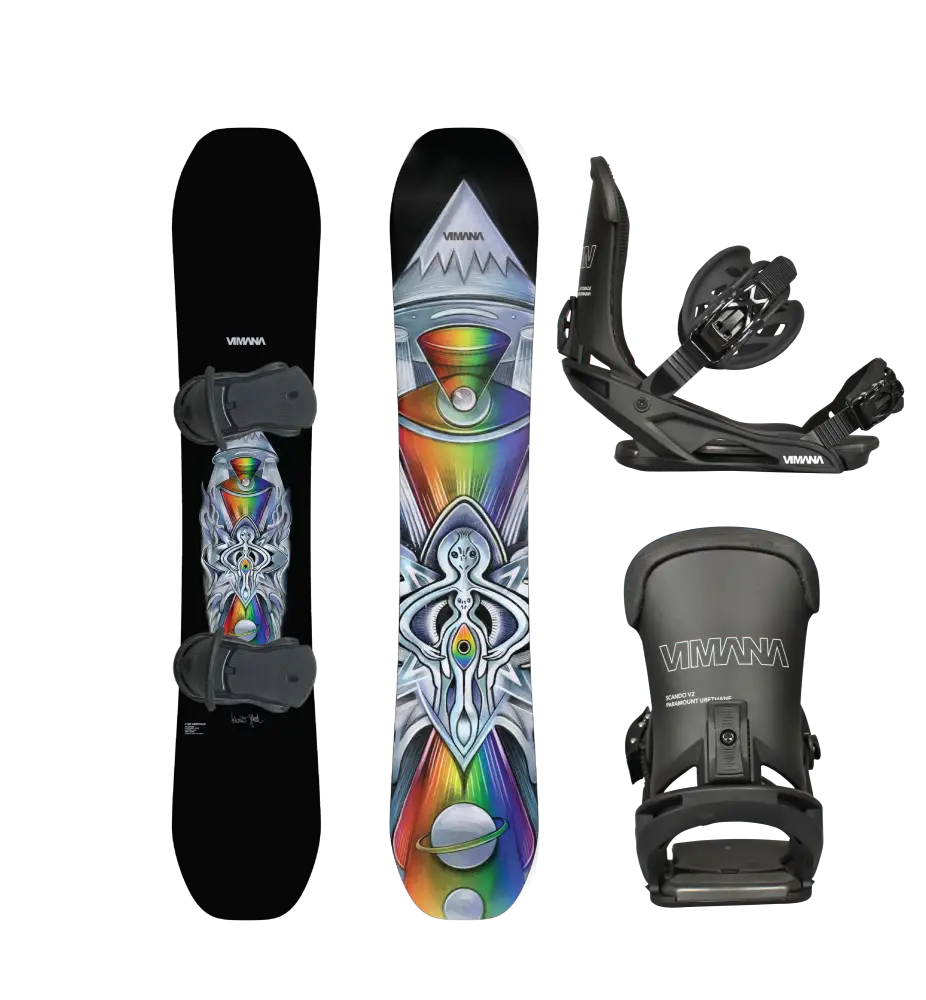 The Wernair 2025 Package Black / 158Cm Medium(39-43) Snowboard